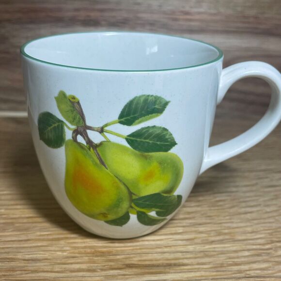 Studio Nova Fruit Harvest Pear Mug Coffee Tea Nancy Green Grannycore 8oz Cottage - Picture 2 of 3